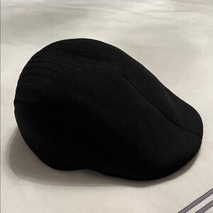 Men’s Black Kangol  Newsboy Cap